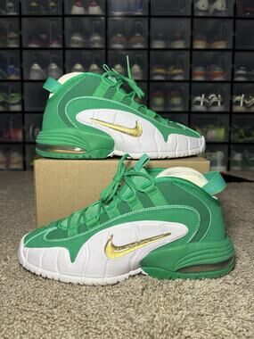Nike Air Max Penny 1 Stadium Green Metallic Gold White 2023 - Sz 10 Mens